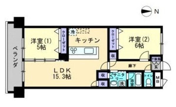 ステージワンの物件間取画像